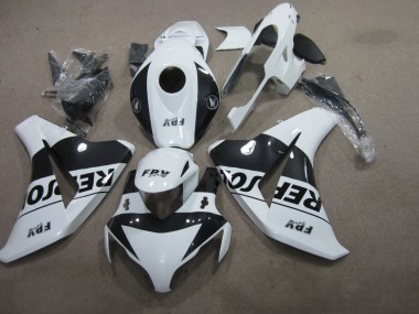 CBR 1000 RR 2008-2011 Verkleidungen - Schwarz Weiß Repsol