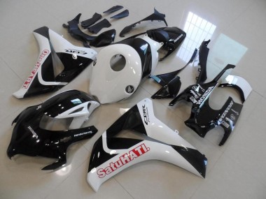 CBR 1000 RR 2008-2011 Verkleidungen - Schwarz Weißes Satuhati