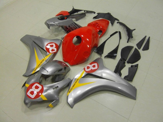 CBR 1000 RR 2008-2011 Verkleidungen - Silber Rot 8 CBR 1000 RR 2008-2011 Verkleidungen - Silber Rot 8