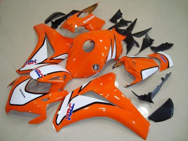 CBR 1000 RR 2008-2011 Verkleidungen - Sonnenuntergang Orange HRC