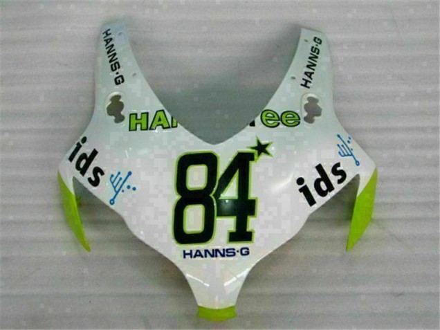 CBR 1000 RR 2008-2011 Verkleidungen - Weiß Grün Hannspree 84 CBR 1000 RR 2008-2011 Verkleidungen - Weiß Grün Hannspree 84
