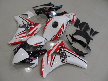 CBR 1000 RR 2008-2011 Verkleidungen - Weiß Rot HRC