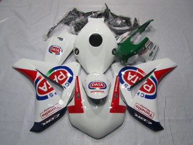 CBR 1000 RR 2008-2011 Verkleidungen - Weiß Rot PATA