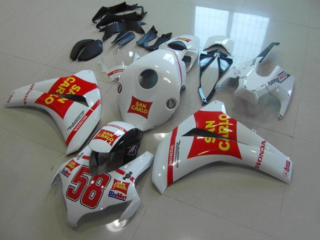 CBR 1000 RR 2008-2011 Verkleidungen - Weiß San Carlo CBR 1000 RR 2008-2011 Verkleidungen - Weiß San Carlo