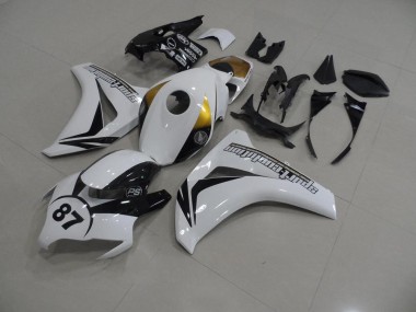 CBR 1000 RR 2008-2011 Verkleidungen - Weiß Und Schwarz 87