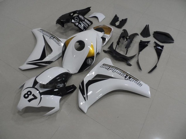 CBR 1000 RR 2008-2011 Verkleidungen - Weiß Und Schwarz 87 CBR 1000 RR 2008-2011 Verkleidungen - Weiß Und Schwarz 87
