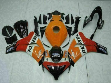 CBR 1000 RR 2008-2011 VollVerkleidungen & Plastik - Orange Repsol