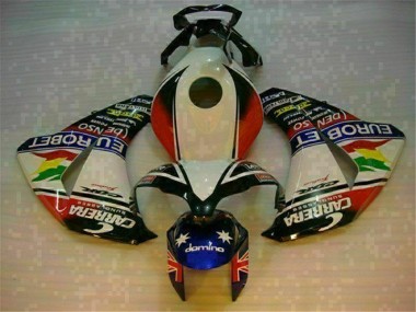 CBR 1000 RR 2008-2011 Vollverkleidung - Weiß Blau