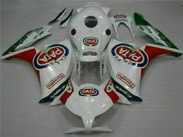 CBR 1000 RR 2012-2016 Verkleidung - Rot Weiß PATA