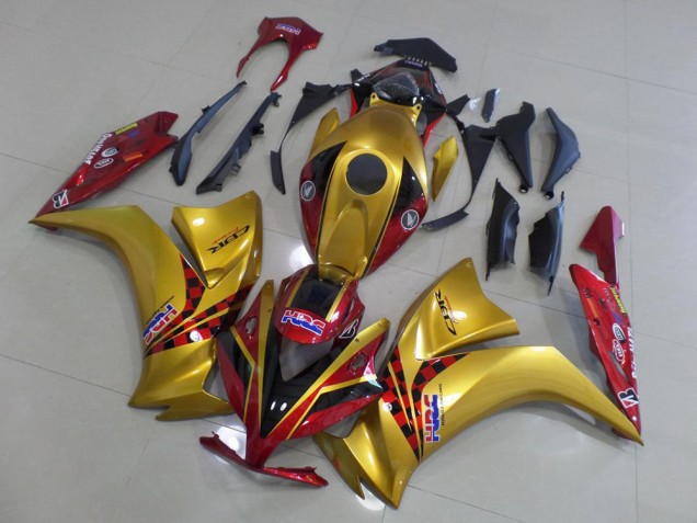 CBR 1000 RR 2012-2016 Verkleidungen - Gold und Dunkel rot CBR 1000 RR 2012-2016 Verkleidungen - Gold und Dunkel rot
