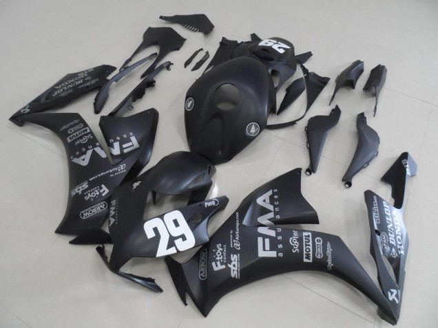 CBR 1000 RR 2012-2016 Verkleidungen - Matt Schwarze graue Aufkleber 29 CBR 1000 RR 2012-2016 Verkleidungen - Matt Schwarze graue Aufkleber 29