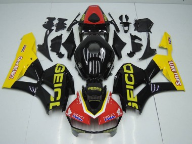 CBR 1000 RR 2012-2016 Verkleidungen - Schwarz Rot HRC