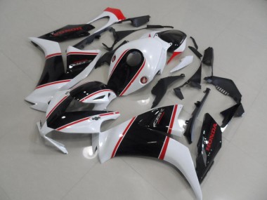 CBR 1000 RR 2012-2016 Verkleidungen - Schwarz Weiß Rot Streifen