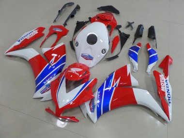 CBR 1000 RR 2012-2016 Verkleidungen - Weiß Rot TT Legend