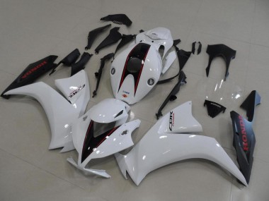 CBR 1000 RR 2012-2016 Verkleidungen - Weiß Und Matt Schwarz OEM Stil