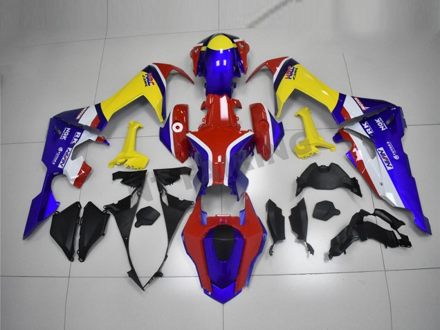 CBR 1000 RR 2017-2023 Verkleidungen - Blau Gelb Rot CBR 1000 RR 2017-2023 Verkleidungen - Blau Gelb Rot
