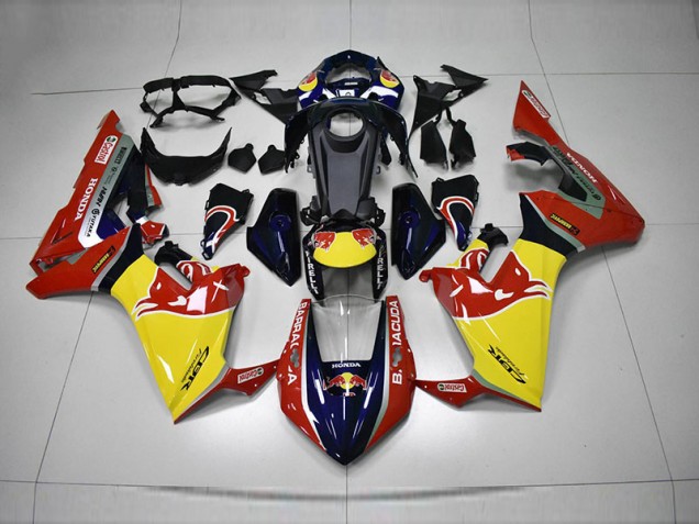 CBR 1000 RR 2017-2023 Verkleidungen - Blau Gelb Rot Rot Bull CBR 1000 RR 2017-2023 Verkleidungen - Blau Gelb Rot Rot Bull