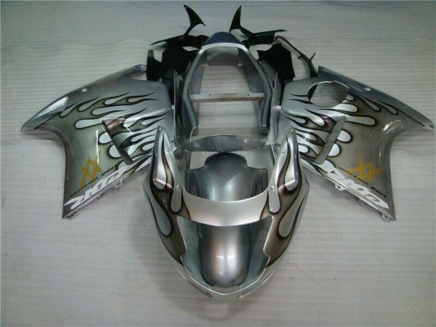 CBR 1100 XX 1996-2007 Verkleidungen - Flamme Silber grau CBR 1100 XX 1996-2007 Verkleidungen - Flamme Silber grau