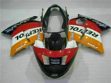 CBR 1100 XX 1996-2007 Verkleidungen - Orange Repsol