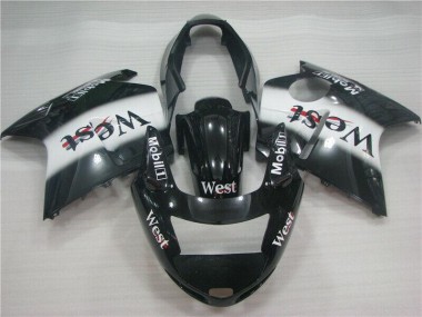 CBR 1100 XX 1996-2007 Verkleidungen - Schwarz Weißes Westmuster