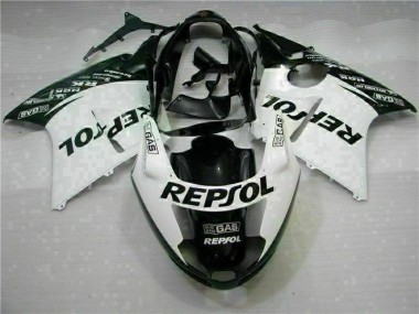 CBR 1100 XX 1996-2007 Verkleidungen - Weiß Schwarz Repsol
