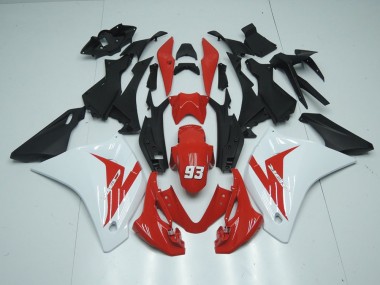 CBR 125 R 2011-2013 Verkleidungen - Rot Weiß 93