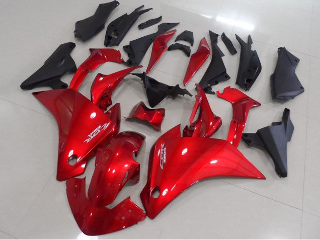 CBR 250 RR 2011-2013 Verkleidungen - Rot Matt Schwarz CBR 250 RR 2011-2013 Verkleidungen - Rot Matt Schwarz