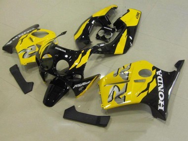 CBR 250 RR MC19 1988-1989 Verkleidungen - Gelb Schwarz