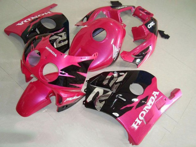 CBR 250 RR MC22 1991-1998 Verkleidungen - Schwarz Rosa
