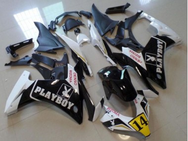 CBR 500 RR 2013-2015 Verkleidungen - Schwarz Playboy 14