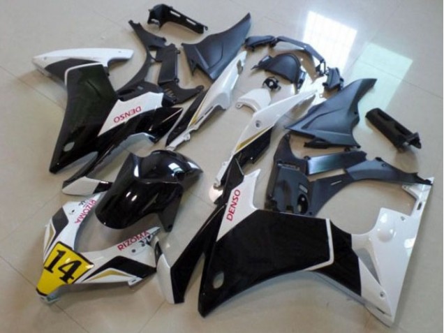 CBR 500 RR 2013-2015 Verkleidungen - Schwarz Weißer Denso Rizoma 14 CBR 500 RR 2013-2015 Verkleidungen - Schwarz Weißer Denso Rizoma 14