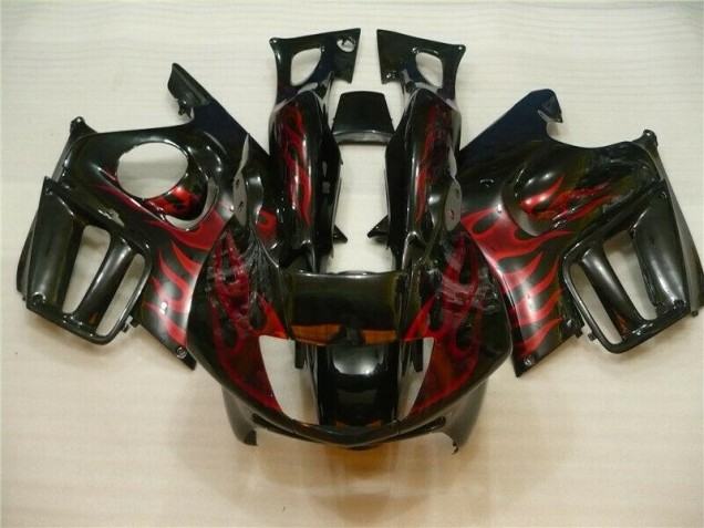CBR 600 F3 1995-1998 Verkleidung - Schwarz rote Flamme CBR 600 F3 1995-1998 Verkleidung - Schwarz rote Flamme