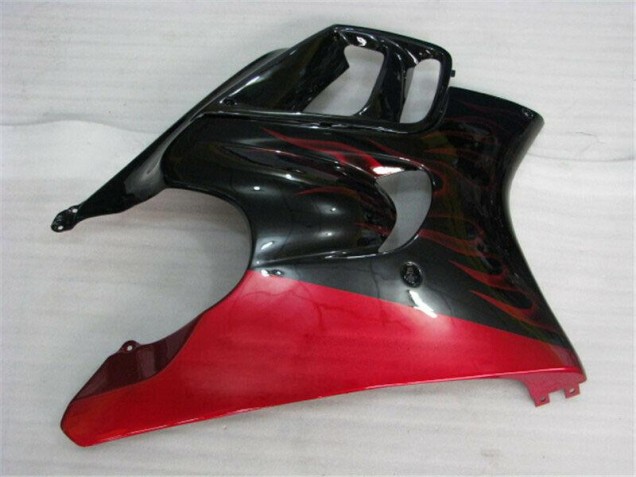 CBR 600 F3 1995-1998 Verkleidungen - Schwarz rote Flamme CBR 600 F3 1995-1998 Verkleidungen - Schwarz rote Flamme