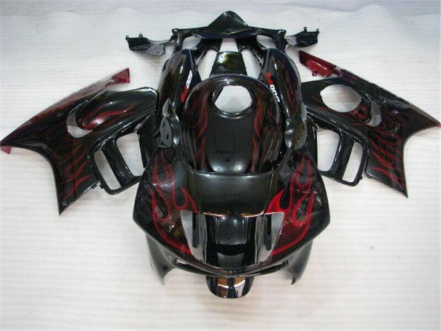CBR 600 F3 1995-1998 Verkleidungen - Schwarz rote Flamme CBR 600 F3 1995-1998 Verkleidungen - Schwarz rote Flamme