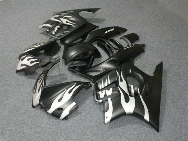 CBR 600 F3 1995-1998 Verkleidungen - Schwarze Weiße Flamme CBR 600 F3 1995-1998 Verkleidungen - Schwarze Weiße Flamme