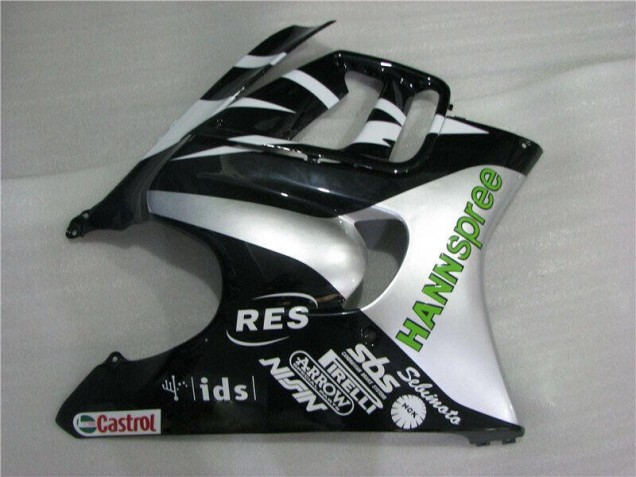 CBR 600 F3 1995-1998 Verkleidungen - Weiß Grün Hannspree CBR 600 F3 1995-1998 Verkleidungen - Weiß Grün Hannspree