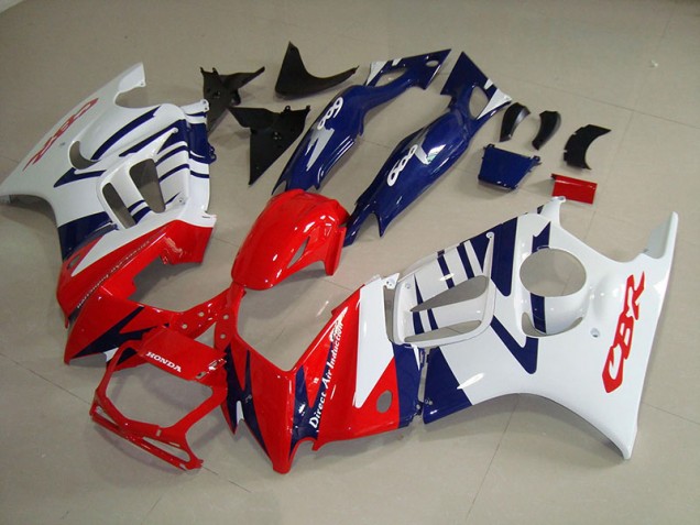 CBR 600 F3 1995-1998 Verkleidungen - Weiß Rot Blau CBR 600 F3 1995-1998 Verkleidungen - Weiß Rot Blau