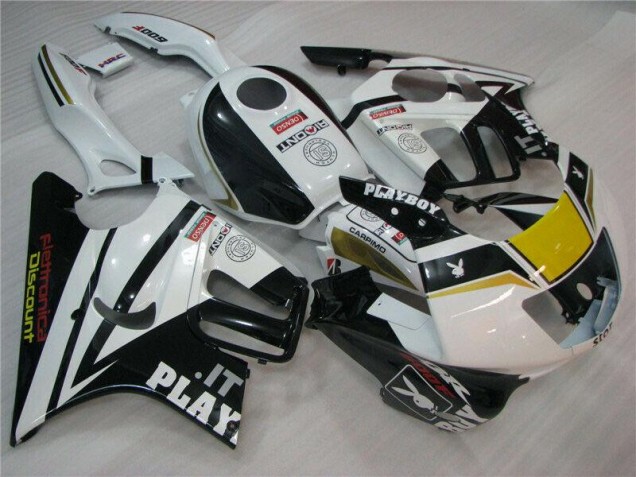 CBR 600 F3 1995-1998 Verkleidungen - Weiß Schwarz Playboy CBR 600 F3 1995-1998 Verkleidungen - Weiß Schwarz Playboy