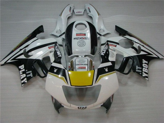 CBR 600 F3 1995-1998 Verkleidungen - Weiß Schwarz Playboy CBR 600 F3 1995-1998 Verkleidungen - Weiß Schwarz Playboy