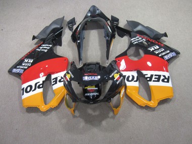 CBR 600 F4 1999-2000 Verkleidungen - Rot Schwarz Repsol