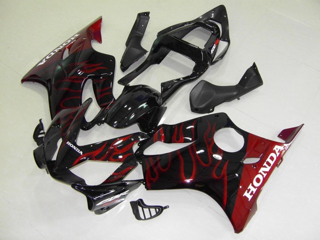 CBR 600 F4i 2001-2003 Verkleidung - Rot Flamme