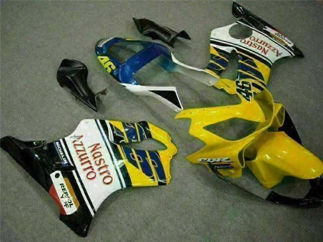 CBR 600 F4i 2001-2003 Verkleidungen - Gelb Weiß CBR 600 F4i 2001-2003 Verkleidungen - Gelb Weiß