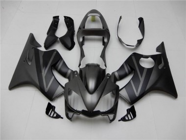CBR 600 F4i 2001-2003 Verkleidungen - Matt Schwarz Grau