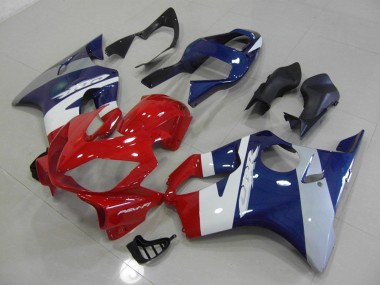 CBR 600 F4i 2001-2003 Verkleidungen - Rot Blau Silber