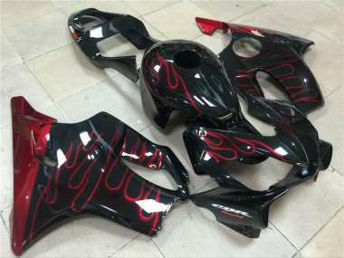 CBR 600 F4i 2001-2003 Verkleidungen - Rot Flamme