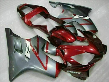 CBR 600 F4i 2001-2003 Verkleidungen - Rot Silber