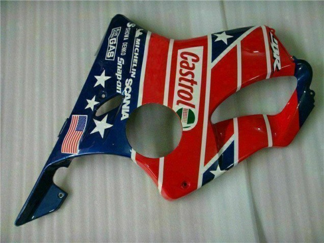 CBR 600 F4i 2001-2003 Verkleidungen - Rot Weiß Blau Castrol Cycle World CBR 600 F4i 2001-2003 Verkleidungen - Rot Weiß Blau Castrol Cycle World