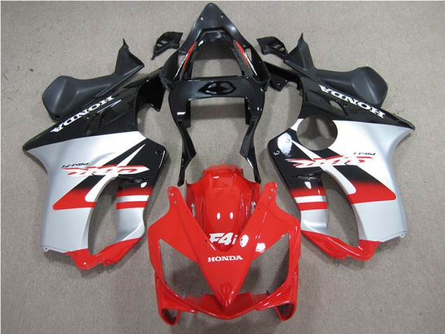 CBR 600 F4i 2001-2003 Verkleidungen - Rot Weiß Schwarz CBR 600 F4i 2001-2003 Verkleidungen - Rot Weiß Schwarz