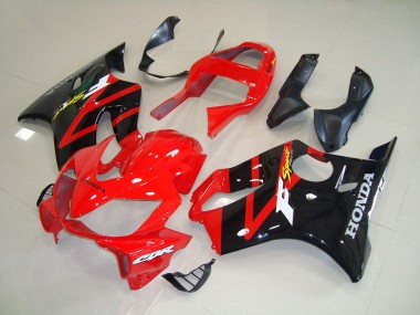 CBR 600 F4i 2001-2003 Verkleidungen - Schwarz Rot