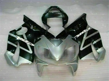 CBR 600 F4i 2001-2003 Verkleidungen - Schwarz Silber